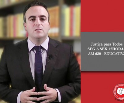 Improbidade administrativa é tema do Justiça para Todos