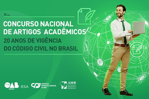 Abertas as inscrições para o concurso de artigos em comemoração aos 20 anos do Código Civil