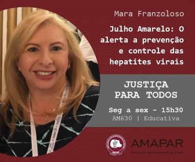 Julho Amarelo: O alerta a prevenção e controle das hepatites virais