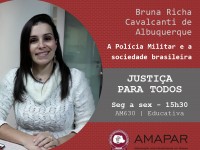 Juíza Bruna Richa Cavalcanti de Albuquerque fala sobre o papel da Polícia Militar na sociedade